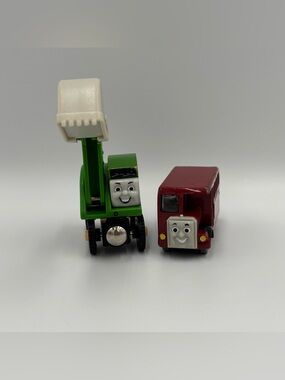 RARE Vintage Y2K Thomas the Train & Friends Alfie + Bertie Bus Diecast Toy Lot